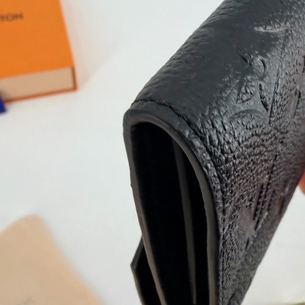 Louis Vuitton Zoe Black Monogram Empreinte Leather Wallet